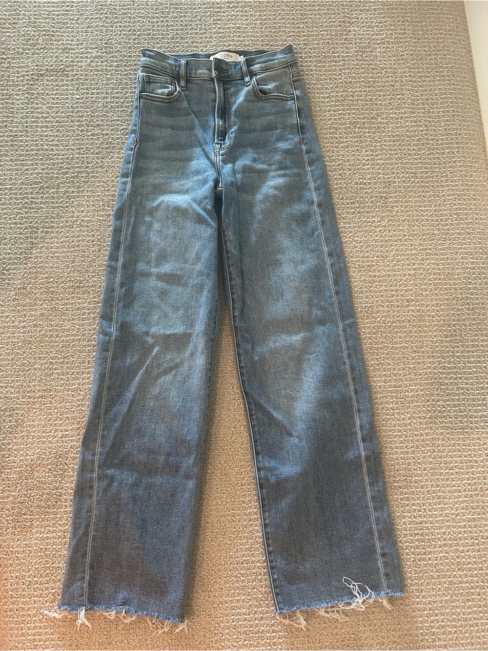 BUCKLE High-Rise Wide-Leg Women's Jeans in Dark Blue